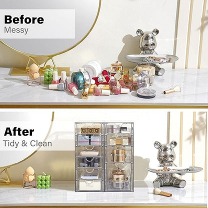 Prsildan Acrylic Drawer Makeup Organizer - Image 4