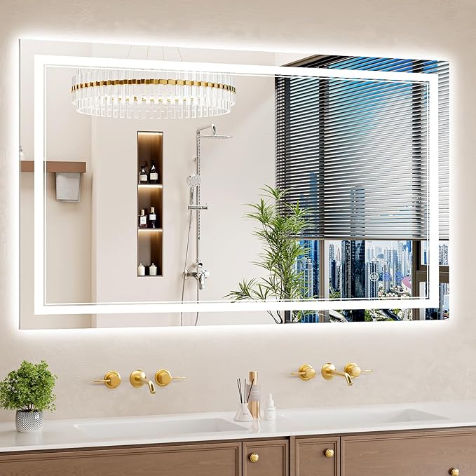 30"x50" LED Bathroom Mirror by WISSMILESHOME