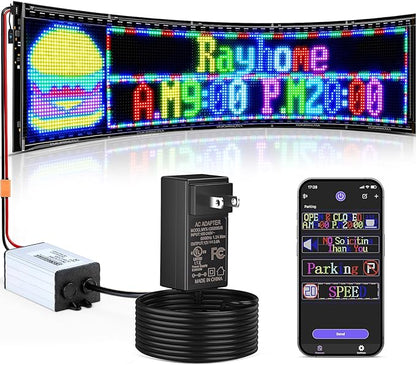 Rayhome Double Row Huge Bright Advertising Programmable LED Sign by Rayhome