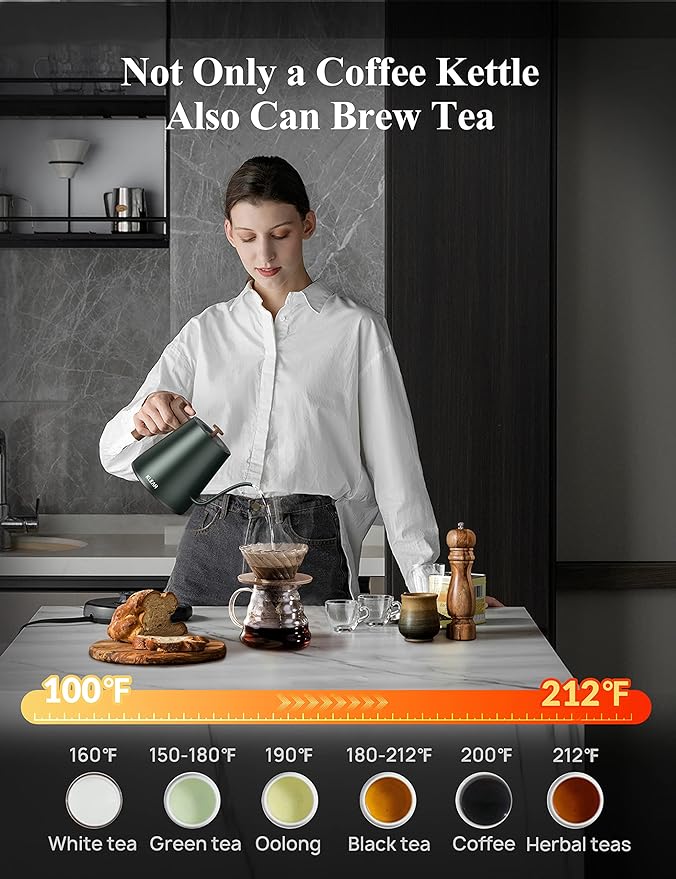KLEAH Gooseneck Electric Kettle - Image 6