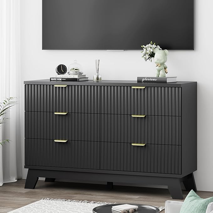 Xixini Fluted Dresser for Bedroom - Image 7