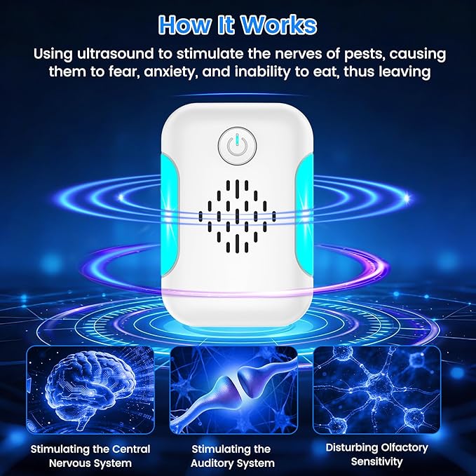 2026 Upgraded Ultrasonic Pest Control Repeller, Mouse Repellent Indoor - Image 3