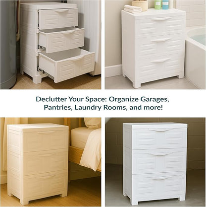 Sunnydaze 29.5" H 3-Tier Storage Cabinet - Image 7