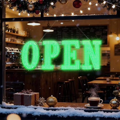 30" x 10" Large LED Open Signs - Image 9