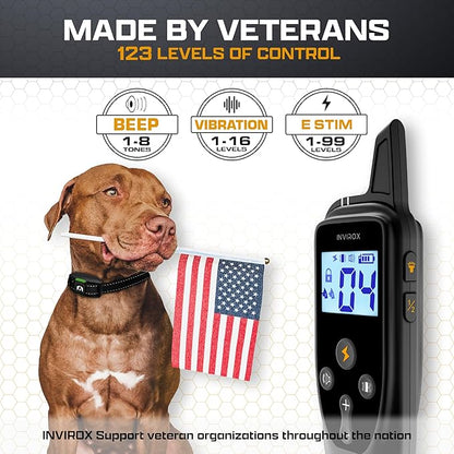INVIROX 2026 Edition Dog Training Collar, 123 Levels - Image 2