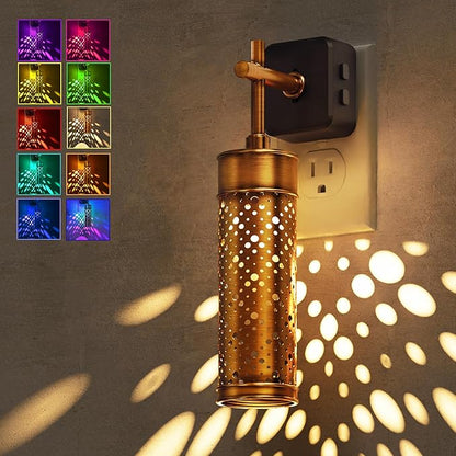 L LOHAS LED Night Light, Color Changing Night Lights Plug into Wall, RGB by LLOHASLED