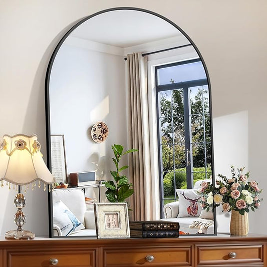 CIRCUMI Arched Wall Mirror, Metal Frame, Large Size by CIRCUMIMirror