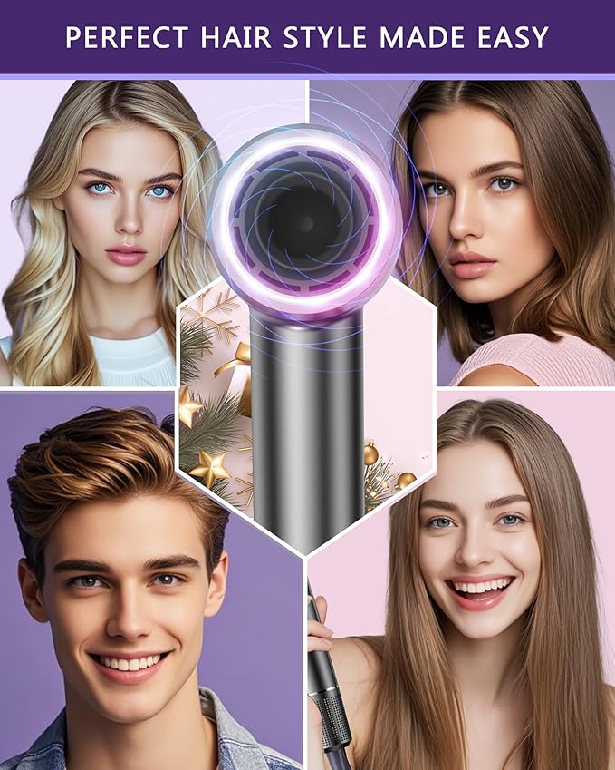 Hair Dryer, 15000RPM High Speed ​​Ionic Hair Dryer - Image 6