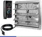 iLIVING 20" Wall Mounted Shutter Exhaust Fan, Automatic Shutter, by iLiving