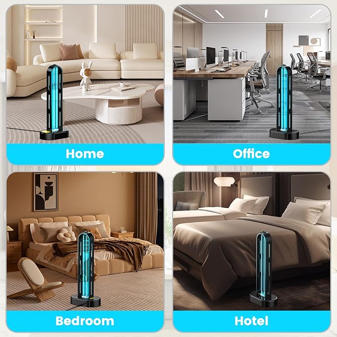 2 Pack UV Light Sanitizer, Ultraviolet Lamp - Image 8