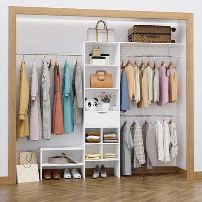 Wood Closet Organizer System, Closet Organizer by BENASS