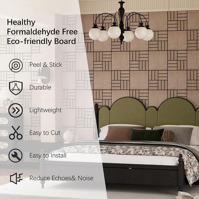 ARMURO 4 Packs Acoustic Wall Panels - Image 4
