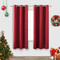 KOUFALL Red Blackout Curtains 72 Inches Long by KOUFALL
