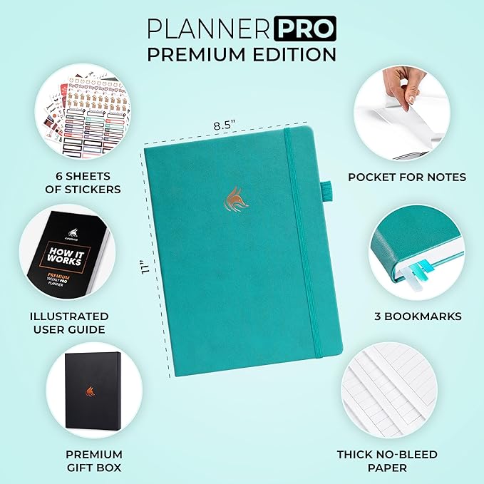Clever Fox Planner Pro Premium – Luxurious Weekly & Monthly Planner - Image 2