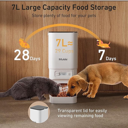 Automatic Cat Feeders, 7L/29 Cups Automatic Dog Feeder - Image 3