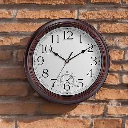 KECYET 12 Inch Outdoor Wall Clock - Image 5