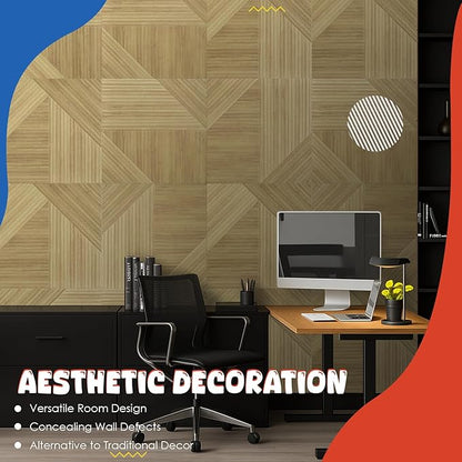 EVENRISING Large Acoustic Panels 6 Pack, Soundproof Wall Panels 23.6 x 23.6 - Image 5
