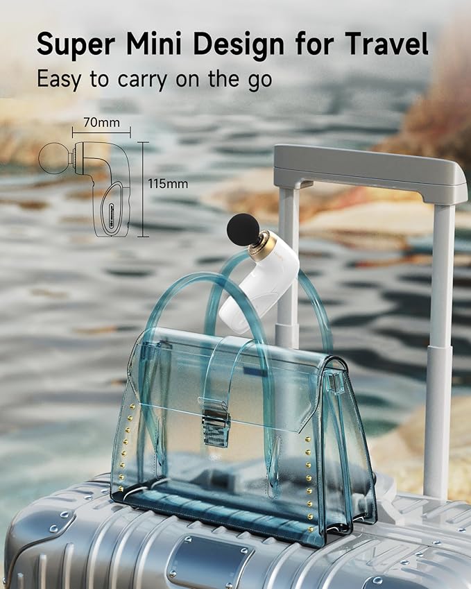 A1 Super Mini Massage Gun, Percussion Deep Tissues Muscle Massager, Compact - Image 7