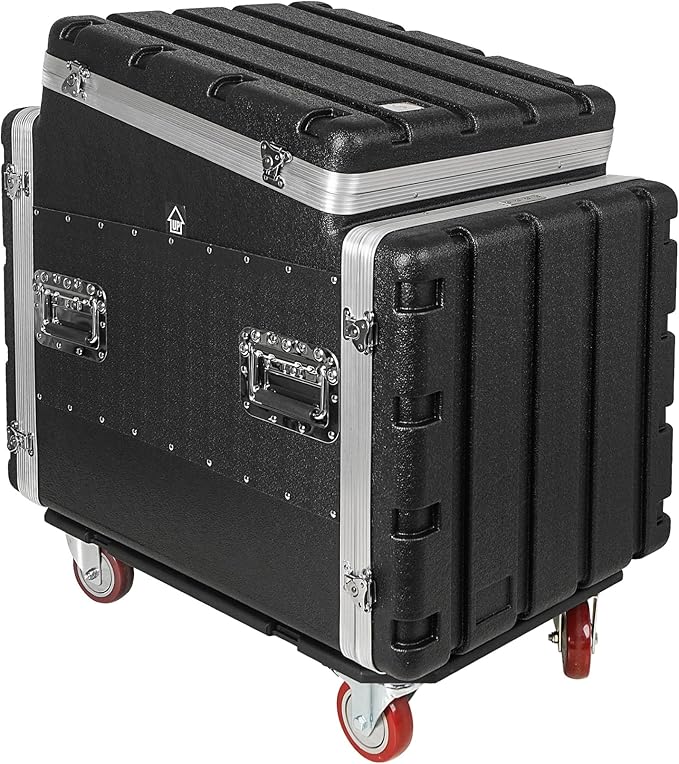 Sound Town Lightweight and Compact 10U ATA ABS Rack Case, by SOUNDTOWN