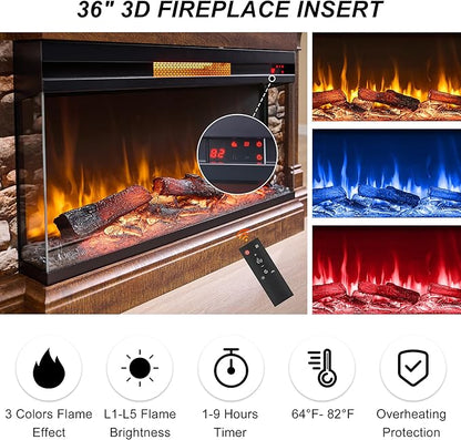 OKD 52" Electric Fireplace - Image 2