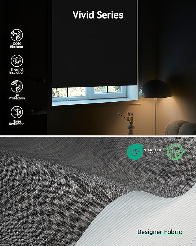 Yoolax Motorized Blinds with Remote, Smart Blinds - Image 6