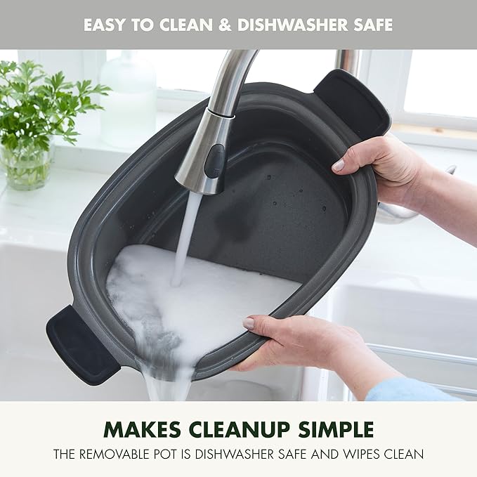 GreenPan Elite 14-in-1 Nonstick 6QT Electric Slow Cooker, PFAS-Free Ceramic - Image 7
