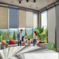 HILADUO Customized Solar Screen Roller Shade Blinds by HILADUOWindowshadefabricsmeetingallresidentialandsomesmallcommercialwindowcoveringsmarketneeds