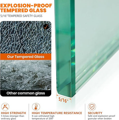Bathroom Shower Glass Door 34 * 74" - Image 6