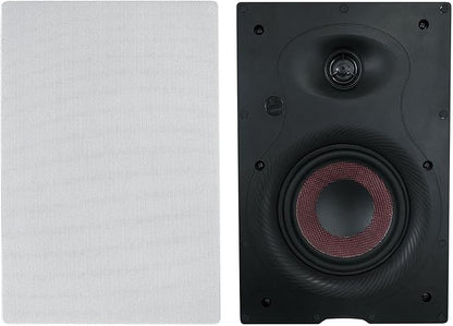 Rockville Pair WA658 240W in-Wall Speakers, 6.5" Kevlar Woofer, Silk Dome by Rockville