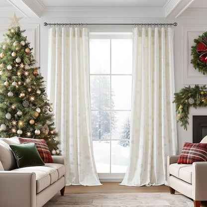 FMFUNCTEX Velvet Curtains Christmas Curtain - Image 6
