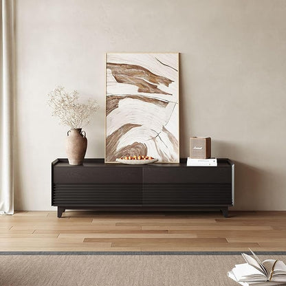 POVISON Fully-Assembled Mid Century Modern TV Stand - Image 2