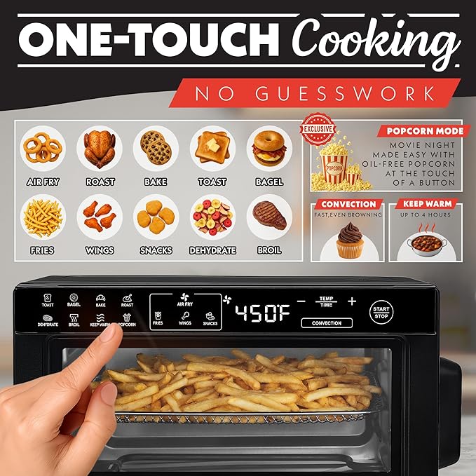 Gourmia Toaster Oven Digital Air Fryer - Image 2