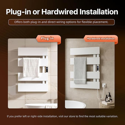 Electric Heated Towel Warmer Rack - Image 3