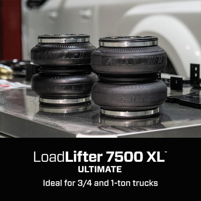 air lift 57541 loadlifter 7500 xl ultimate air showing dimensions