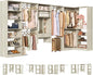 Unikito Closet System with Vanity Desk, 156”Modular Corner Closet Organizer by Unikito
