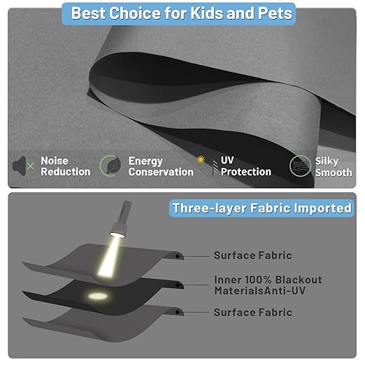 Motorized Blinds with Remote, Automatic Shades Work with Alexa/Google/Apple Home - Image 2