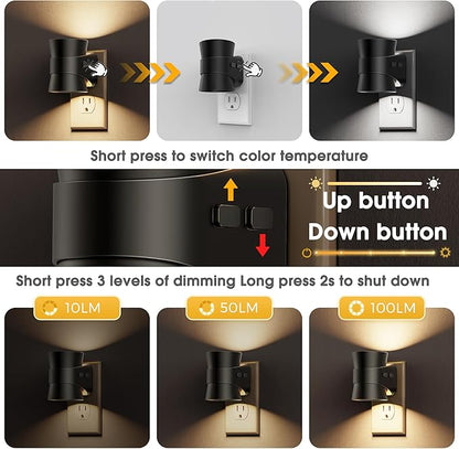 L LOHAS LED Dimmable Night Light, 3CCT Adjustable Color & Brightness, Night - Image 6