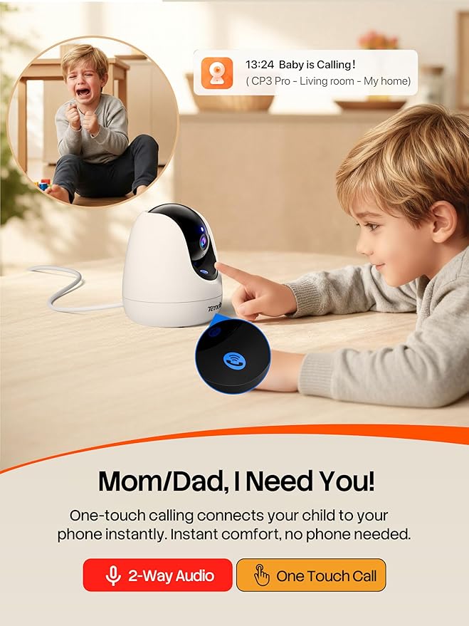Tenda CP3 Pro 2K Indoor Security Camera - Image 3