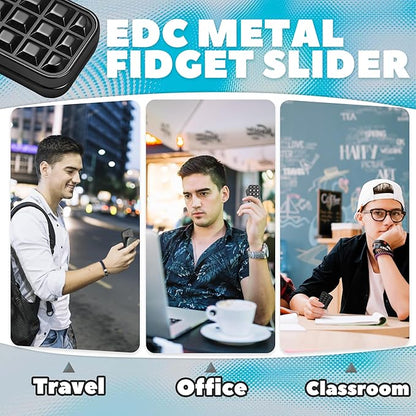 Valentines Day Gifts for Him, 3-in-1 Fidget Spinner Toy for Adult Metal Slider - Image 4