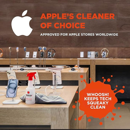 WHOOSH! Pro 16.9 fl oz Refillable TV Screen Cleaner & Microfiber Cloth - Image 5