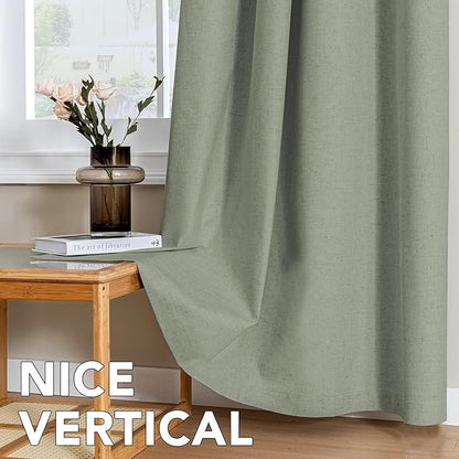 H.VERSAILTEX Linen Curtains 100% Blackout Curtains - Image 7