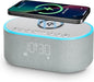Odokee Wireless Charging Alarm Clock Radio: Qi Certified Fast Wireless Charger by Odokee