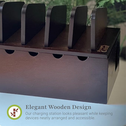 Prosumer's Choice Multi Device Charging Station Wood - Image 6