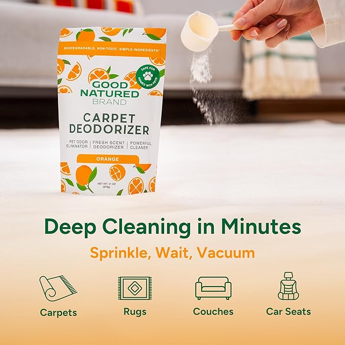 Good Natured Brand | Carpet Deodorizer & Freshener Powder | 31 oz Pet Odor - Image 3