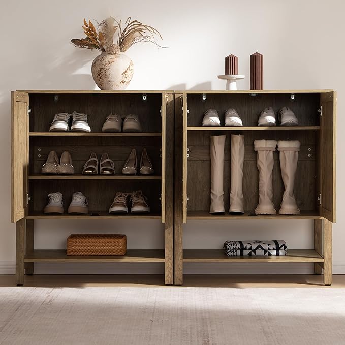 SICOTAS Rattan Shoe Cabinet - Image 8