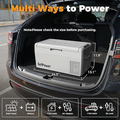 Setpower 12V Refrigerator 50 Hours Backup Cooling 21 Quart 12V Coolers - Image 7
