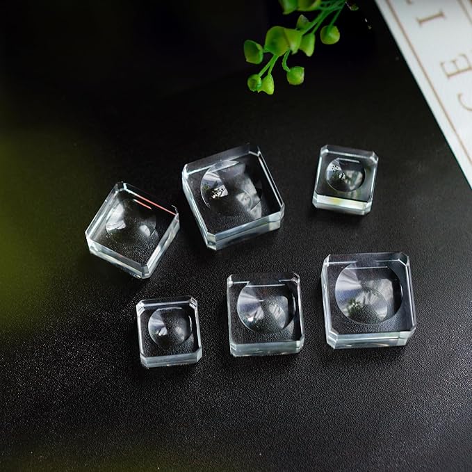ZEERSHEE 6 Pack Square Crystal Display Bases - Image 4