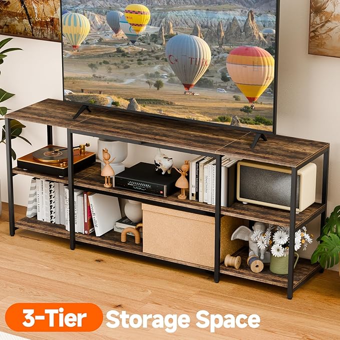 Aquzee 65 inch TV Stand, Entertainment Center - Image 4