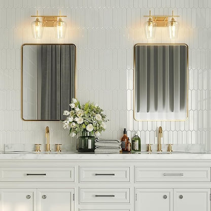 VONLUCE Bathroom Vanity Light, 2-Light Bathroom Light Fixture Over Mirror - Image 4