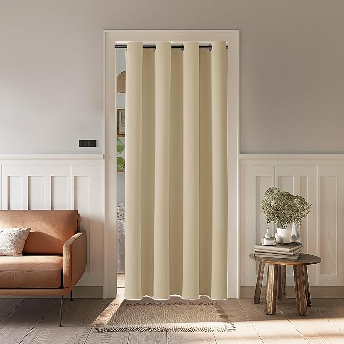 ChrisDowa Blackout Curtains 80 Inches Long - Image 2